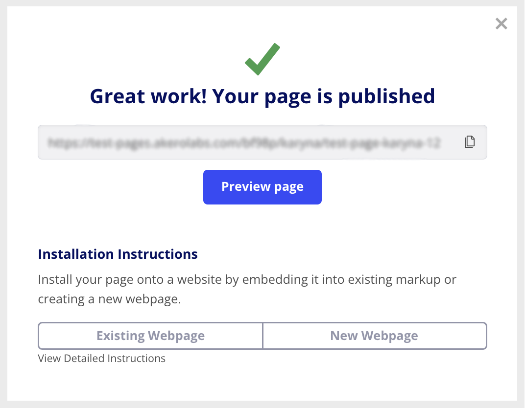 Publish and Embed HTML