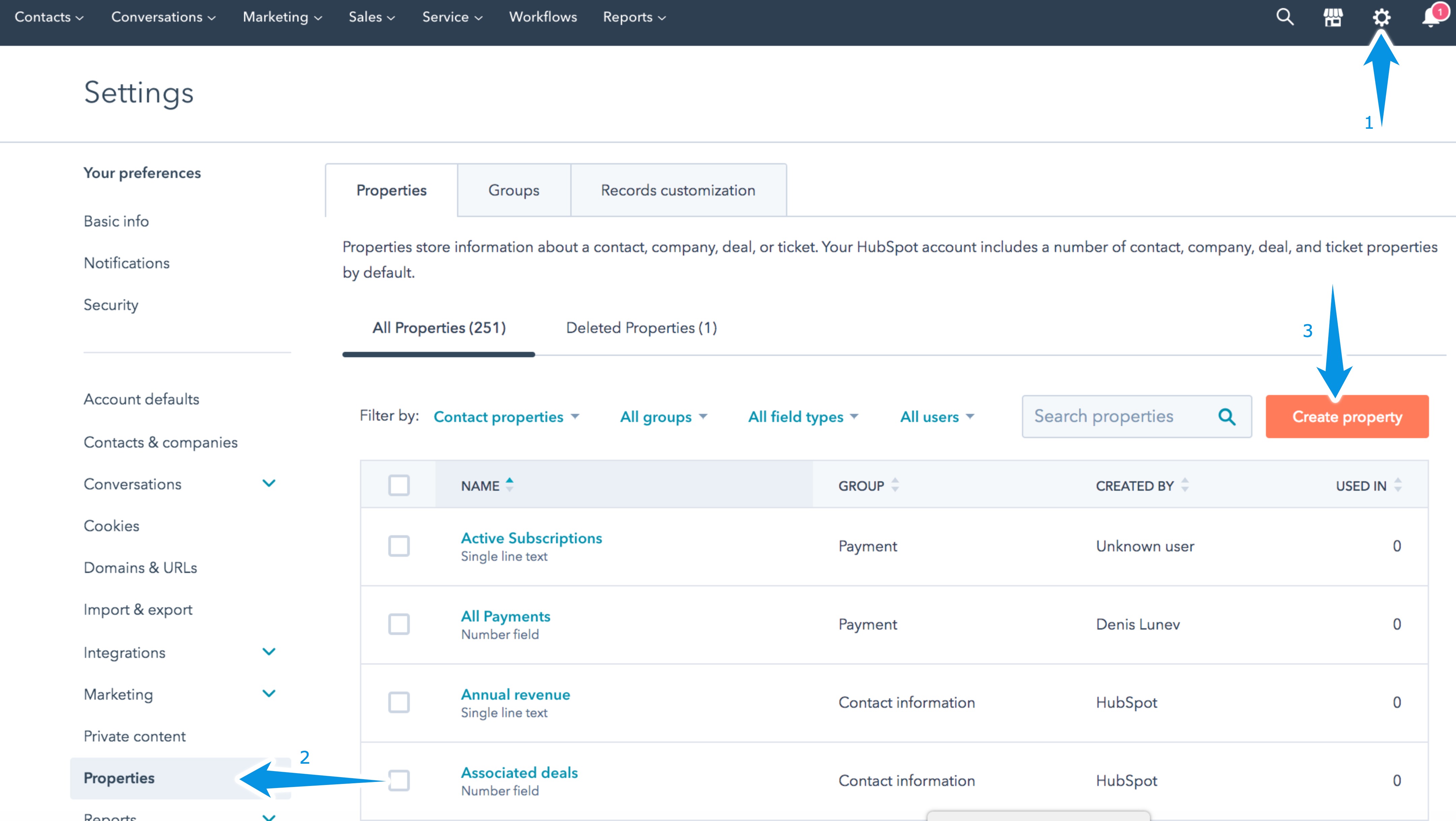 Custom Deal Properties