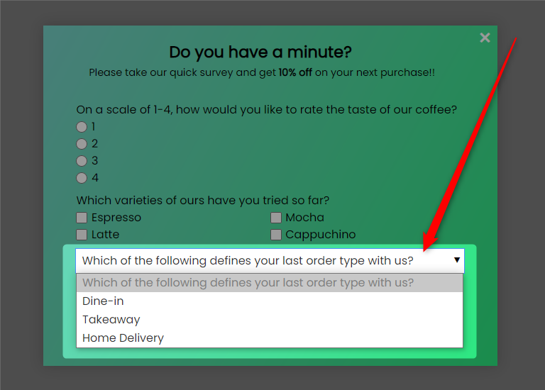 Example Question Popup How To Create A Popup Survey? | Popup Surveys: Examples, Tips, And Free ...