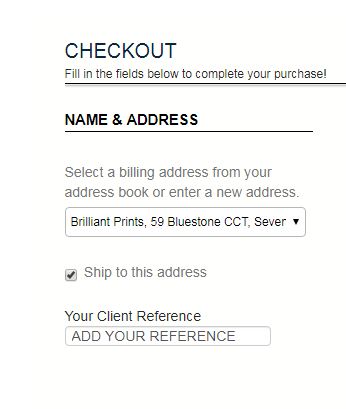 Your Order Reference Customer references on orders
