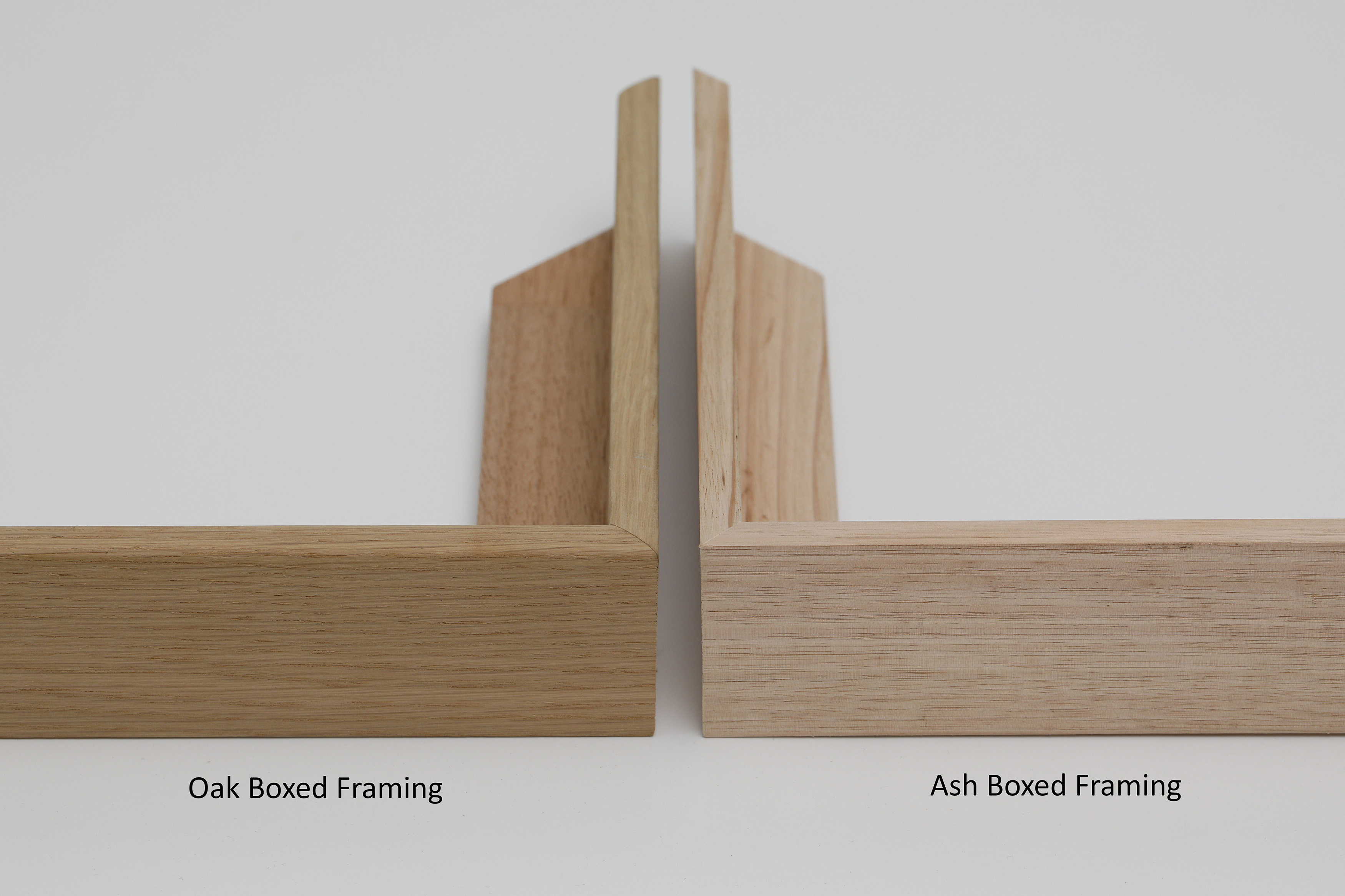 What's the difference between Oak & Ash frames