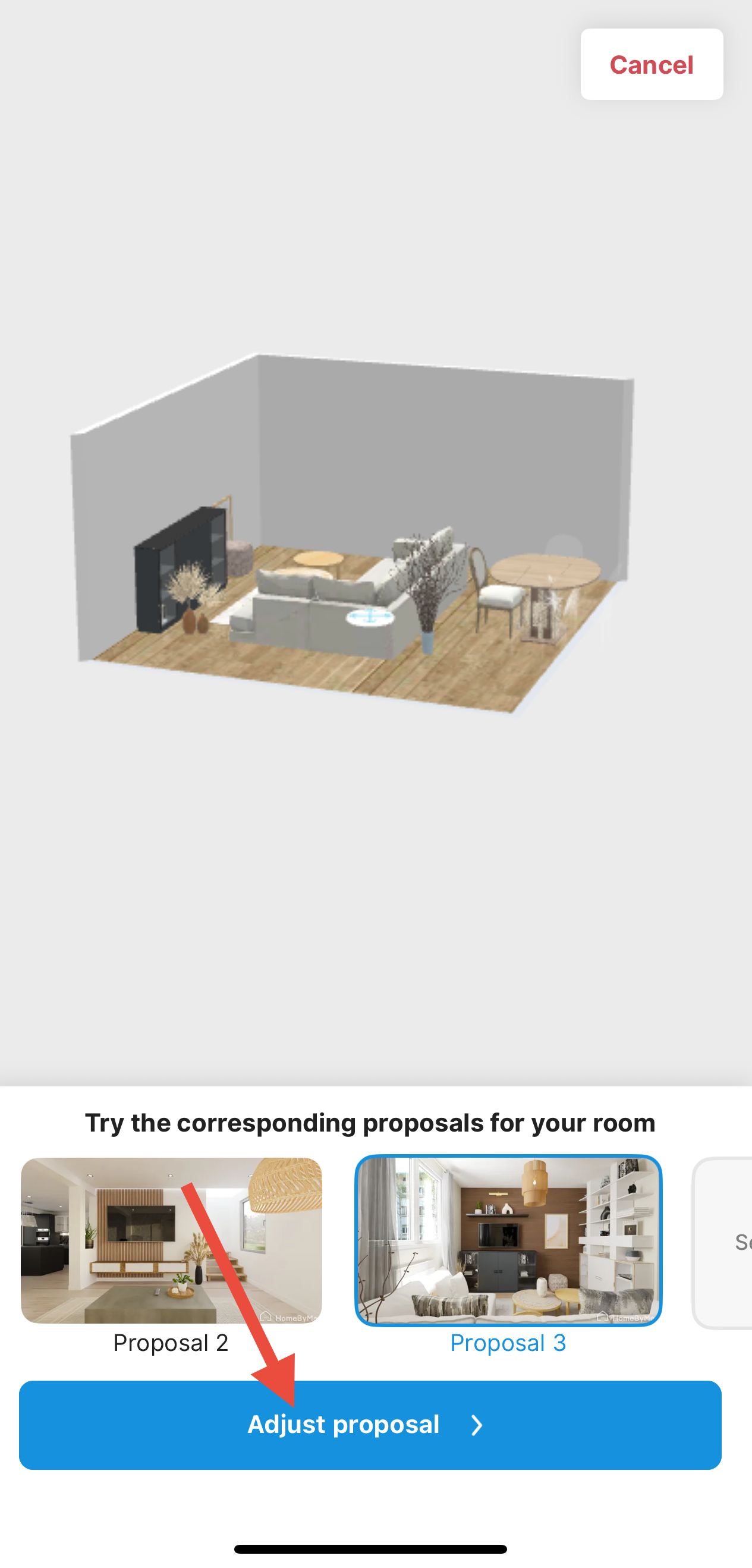 Mobile App : How to get an automated interior design suggestion with ...