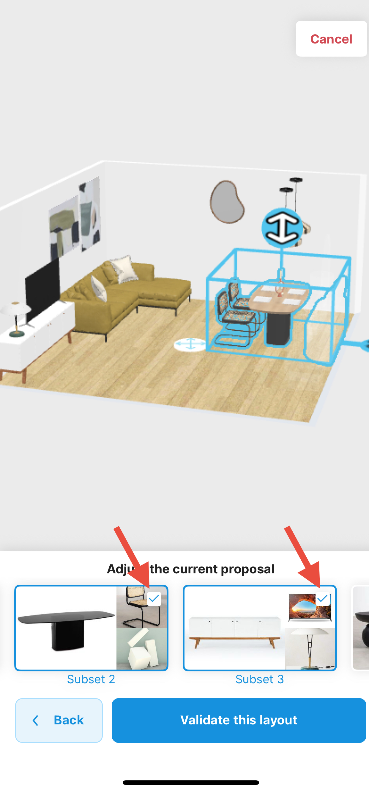 Mobile App : How to get an automated interior design suggestion with ...