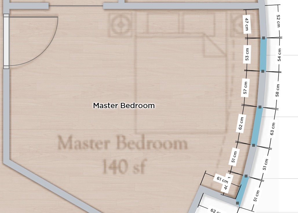 How to create curved walls