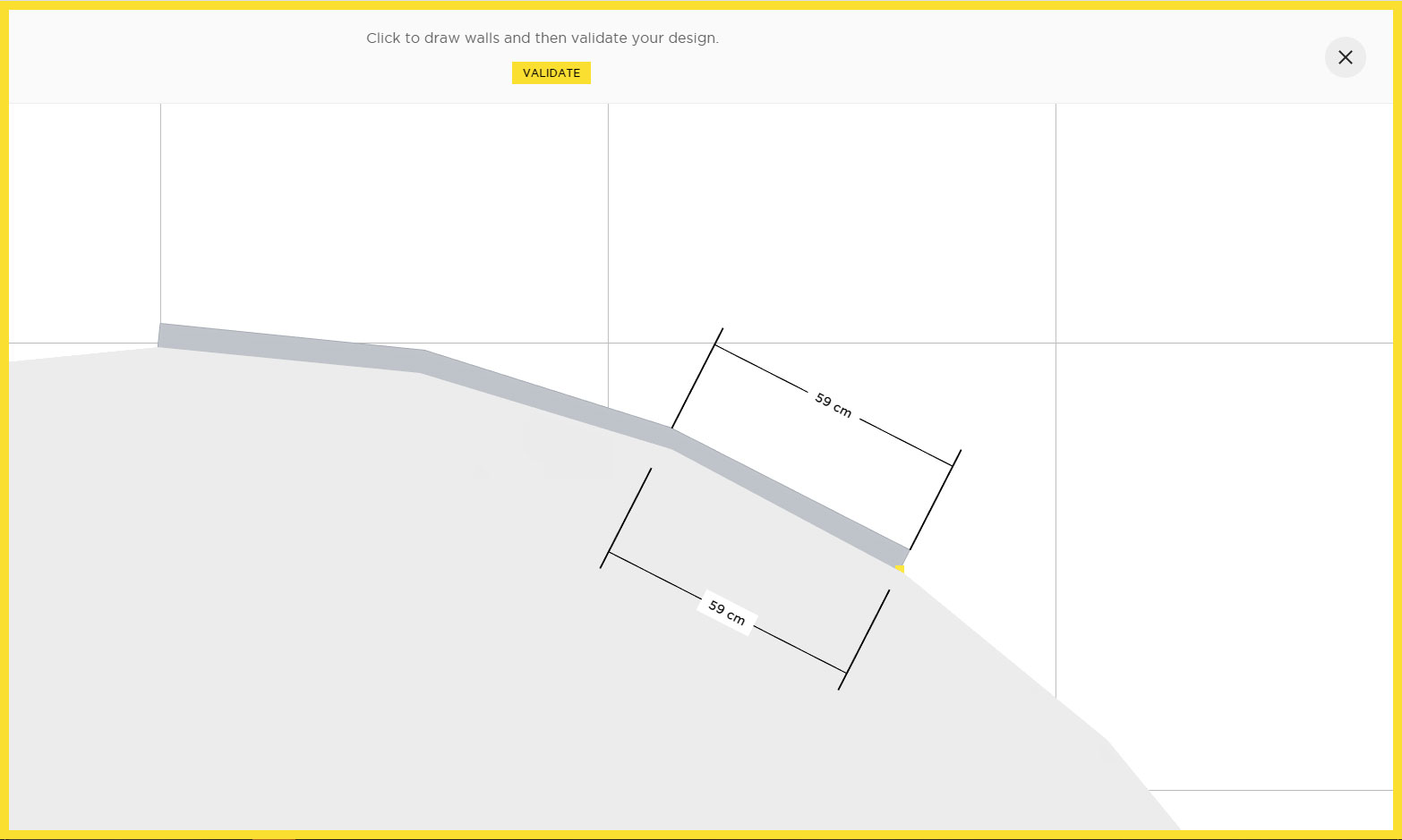 How to create curved walls