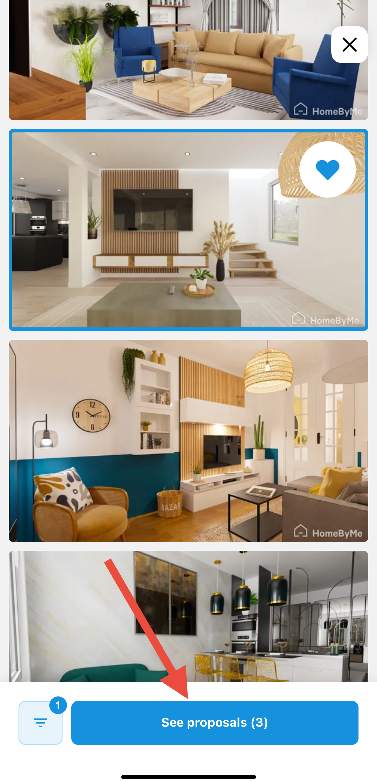 Mobile App : How to get an automated interior design suggestion with ...