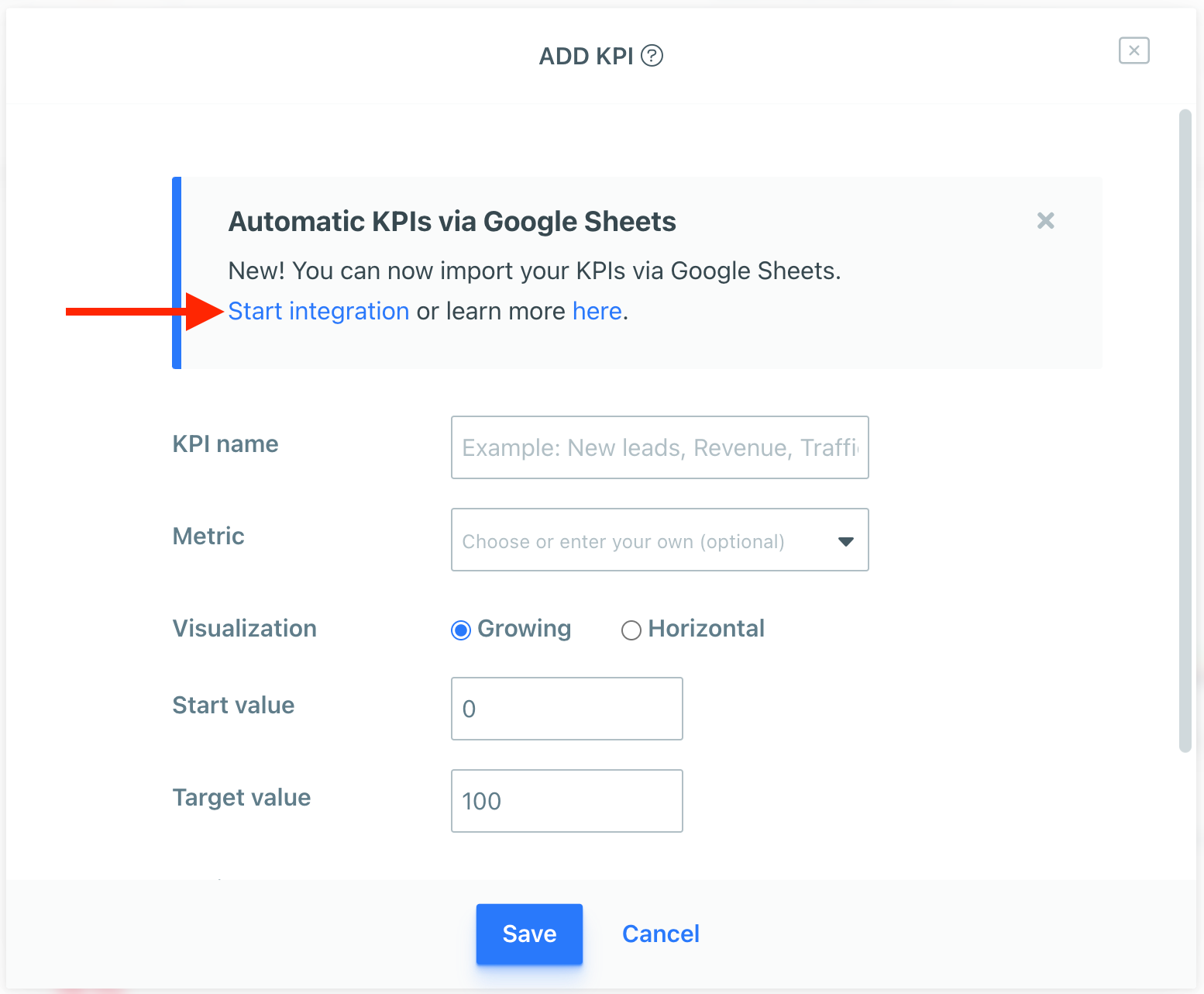 Google Sheets Integration