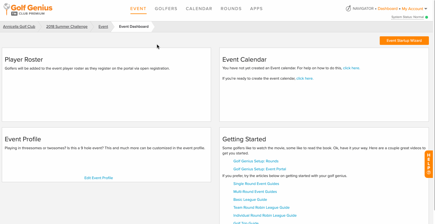 Golfgenius Invitation Lists For Event Registration