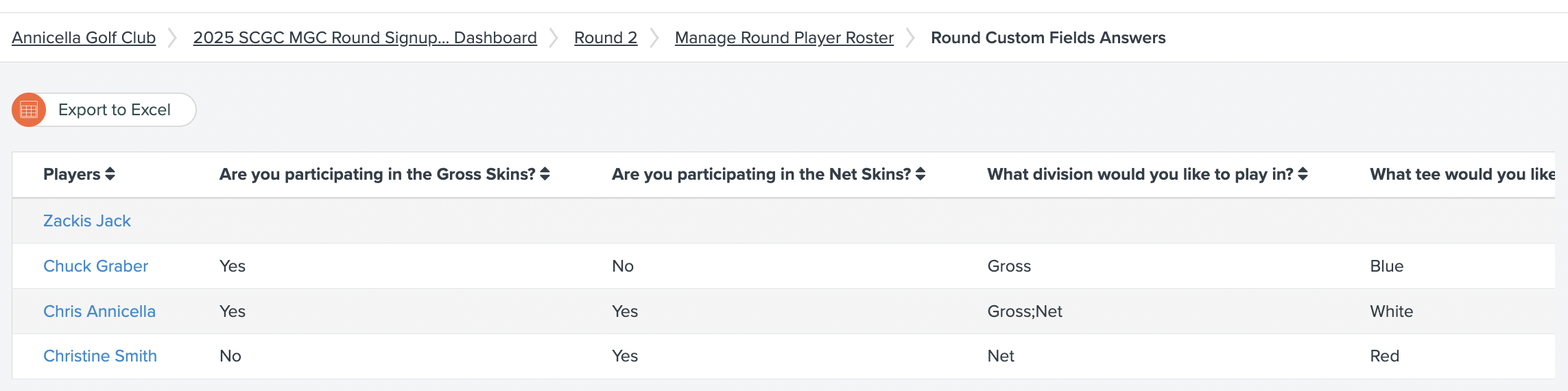 Round Custom Fields