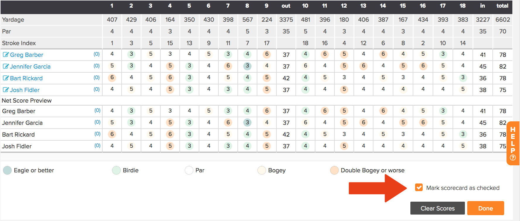 Live Scoring Mobile Scoring 