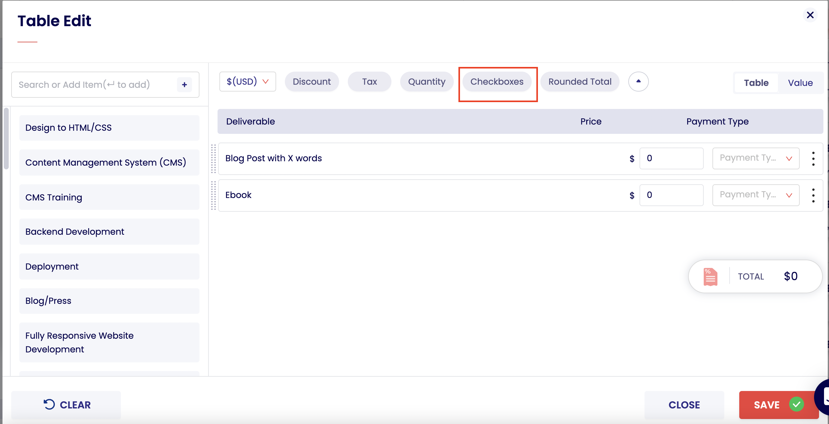 how-can-i-add-checkboxes-to-price-table