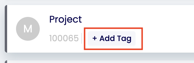 Project Tag How to add Tags to Proposals?