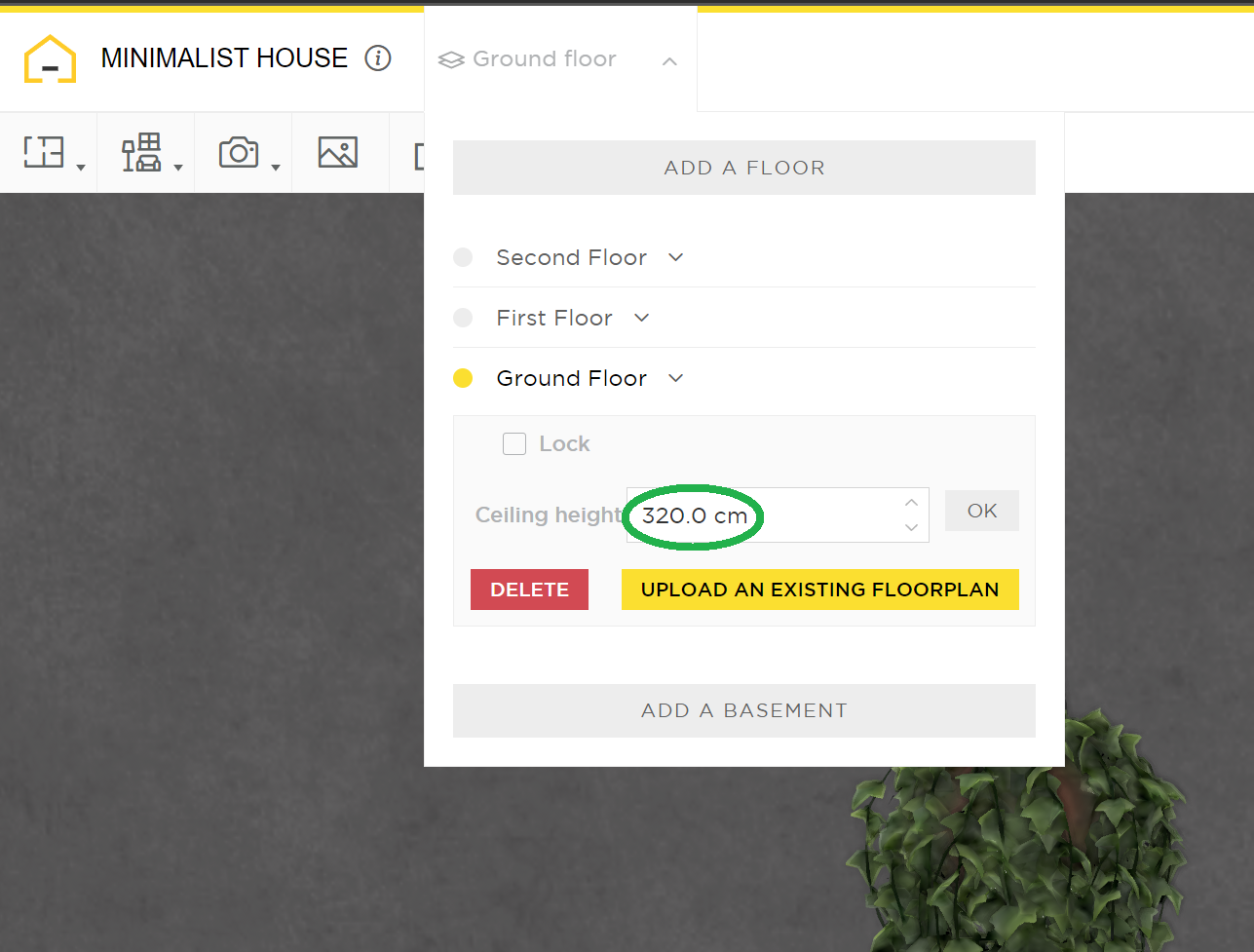 Comment modifier la hauteur d'un mur