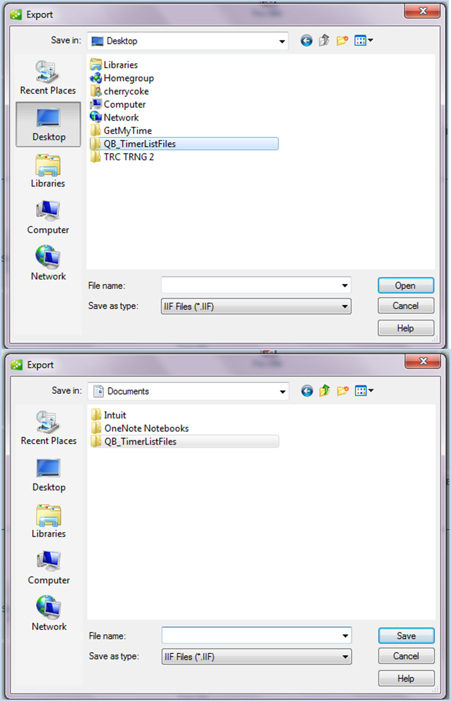 How do I export and upload the Chart of Accounts from QuickBooks?