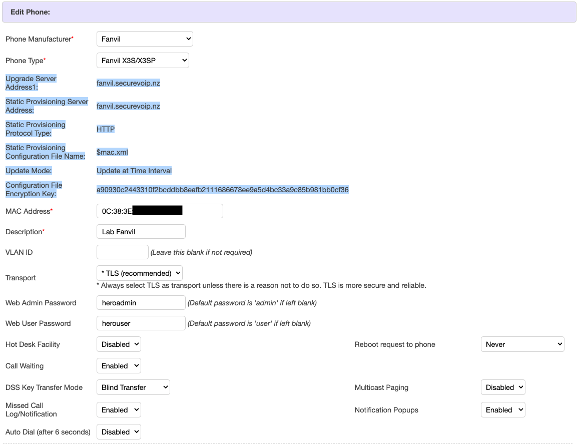 Fanvil Auto Provisioning Guide