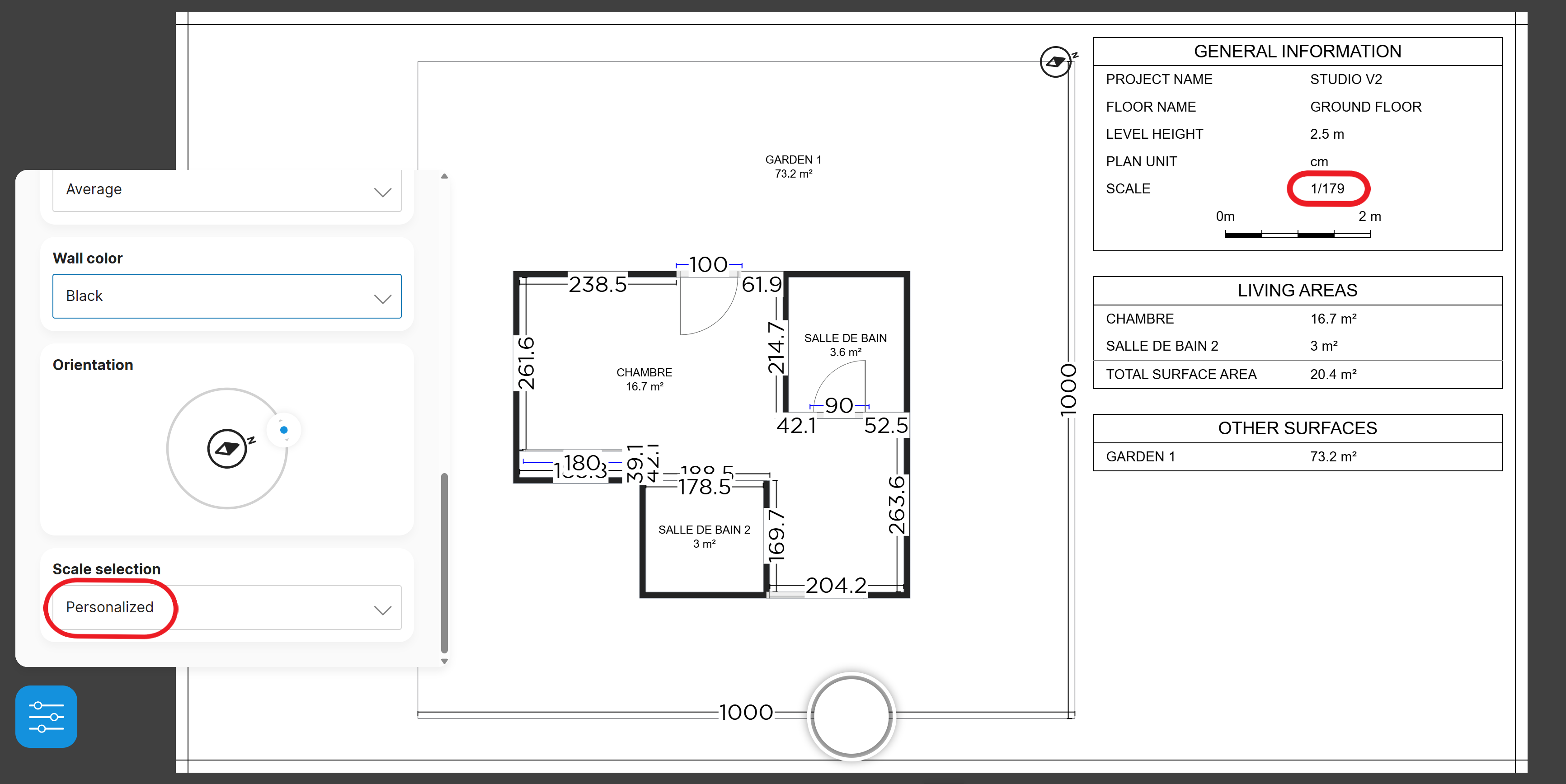 How to generate a 2D plan of my project