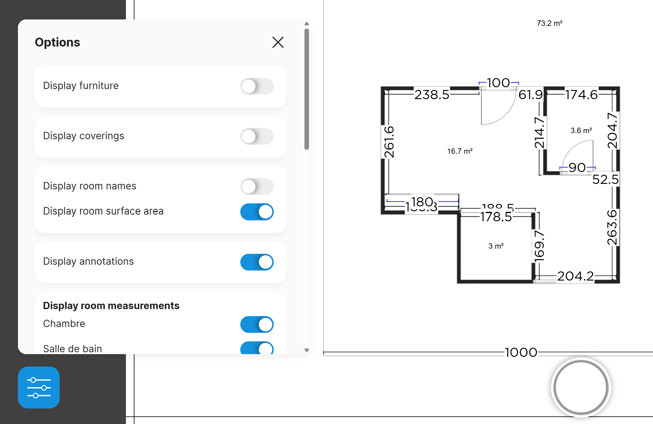 How to generate a 2D plan of my project